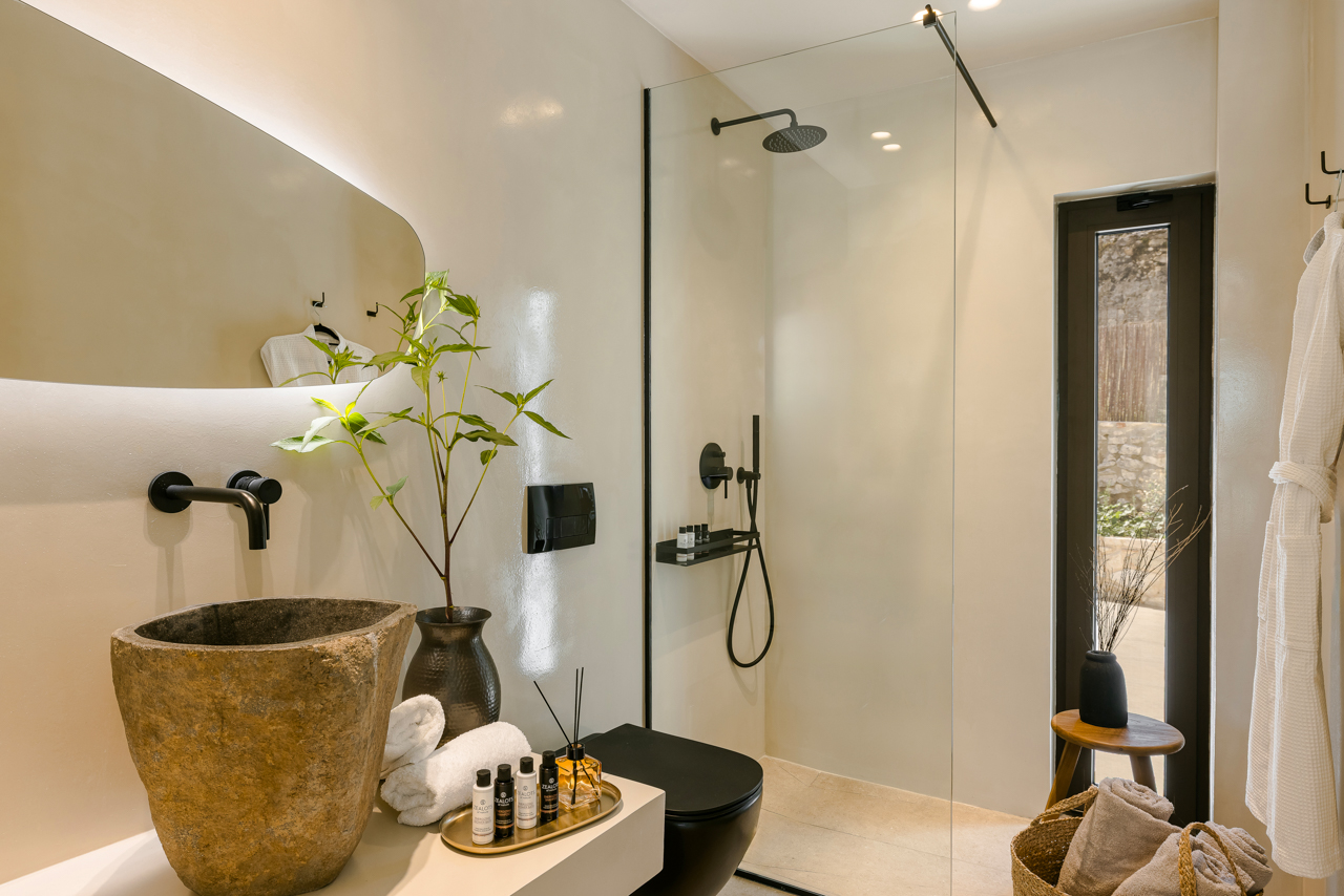 Bathroom with a view