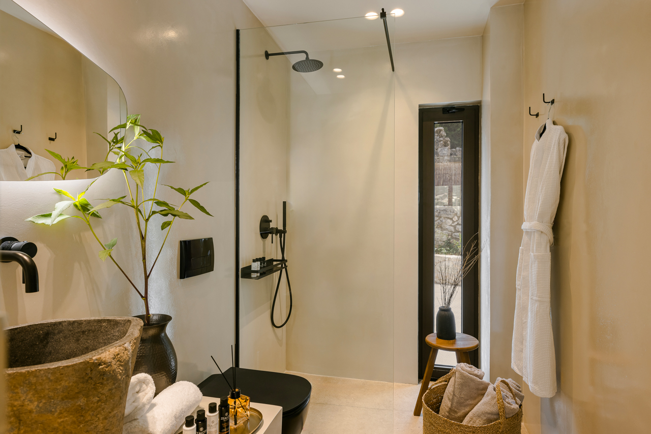 Bathroom with a view